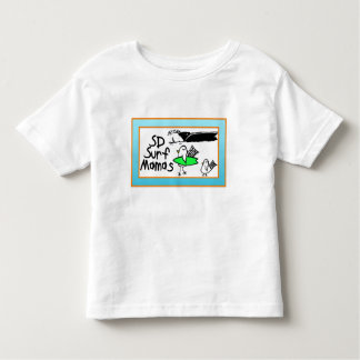 Camiseta Infantil Passarinhos e ondas do surf do t-shirt da criança