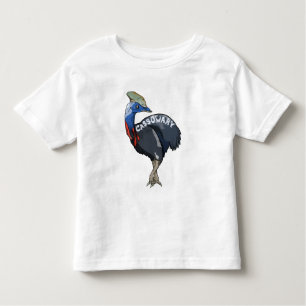 Camiseta Infantil Pássaro Australiano Cassowary