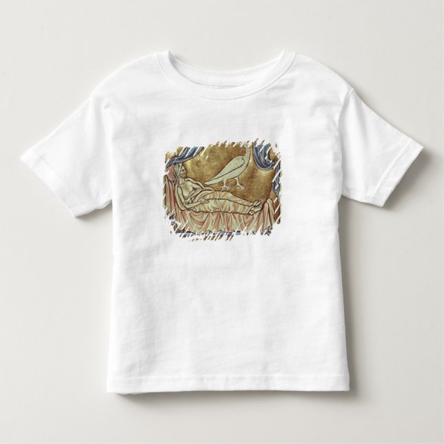 Camiseta Infantil Pássaro de Caladrius, reputado para prever (Frente)