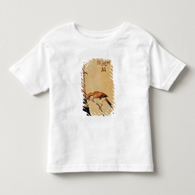 Camiseta Infantil Pássaro e bambu, c.1830, (Frente)