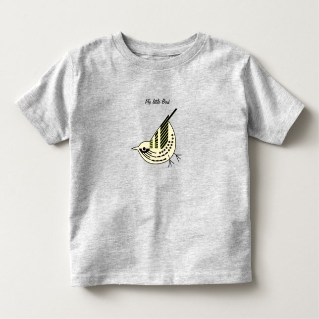 Camiseta Infantil Pássaro Pequeno (Frente)