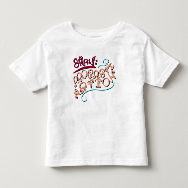 Camiseta Infantil Passo 1: Procrastinação (Frente)