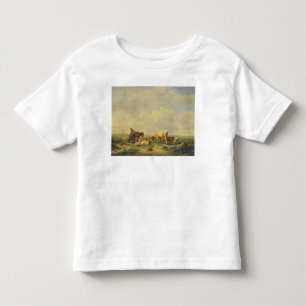Camiseta Infantil Pastor e rebanho, c.1880