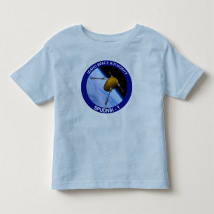 Camiseta Infantil Patch da Missão de Satélite Idaho Spudnik