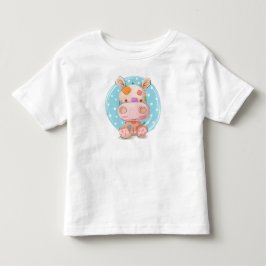 Camiseta Infantil Patchwork Hippo Blue