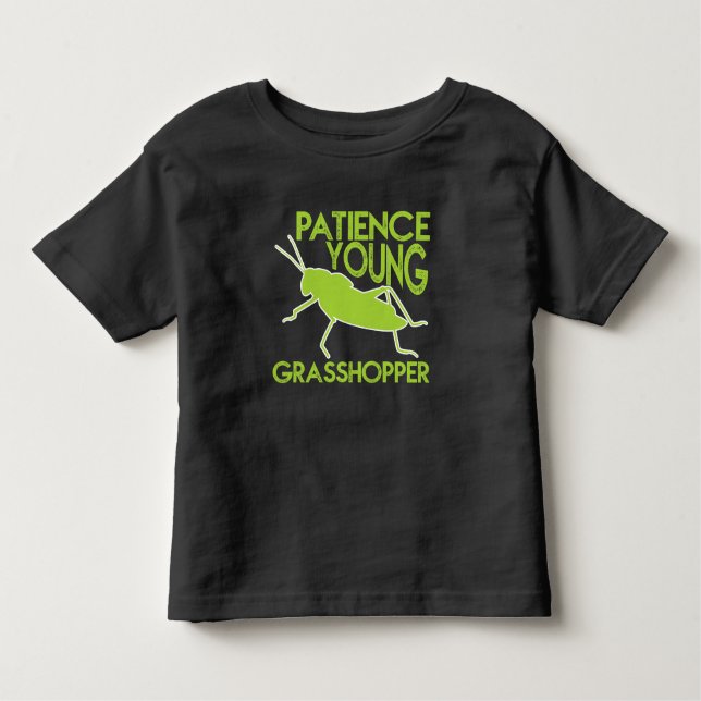 Camiseta Infantil Patience Young Grafopper Novelty (Frente)