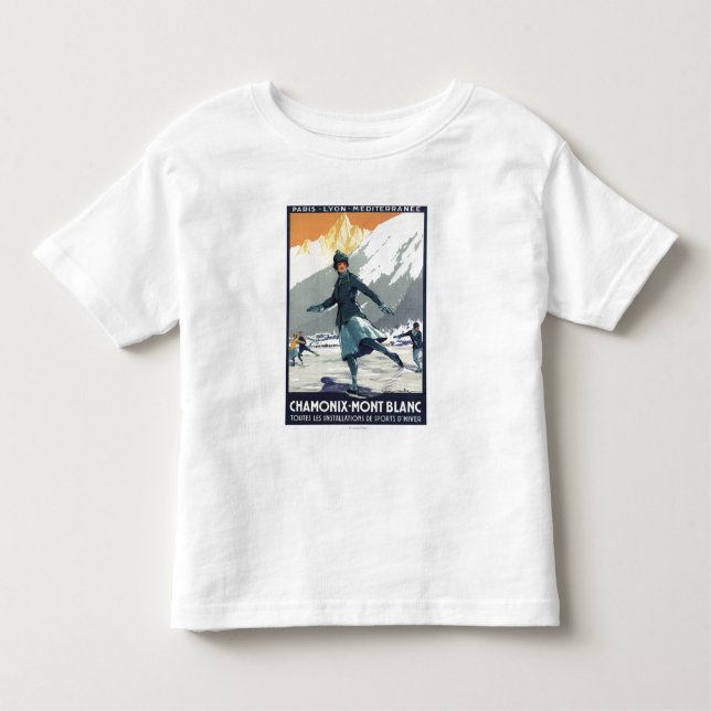 Camiseta Infantil Patinagem no gelo - poster olímpico do Promo de (Frente)