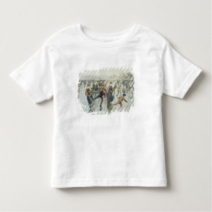 Camiseta Infantil Patinagem, publicada por L. Prang e Co.