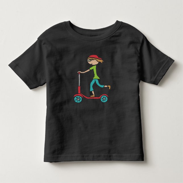 Camiseta Infantil Patinete Micro (Frente)