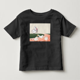 Camiseta Infantil Patos de Desenho Animado de Corrida