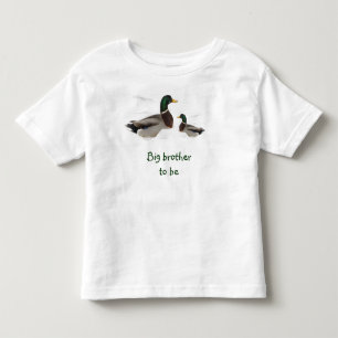 Camiseta Infantil Patos Grande Irmão para Ser