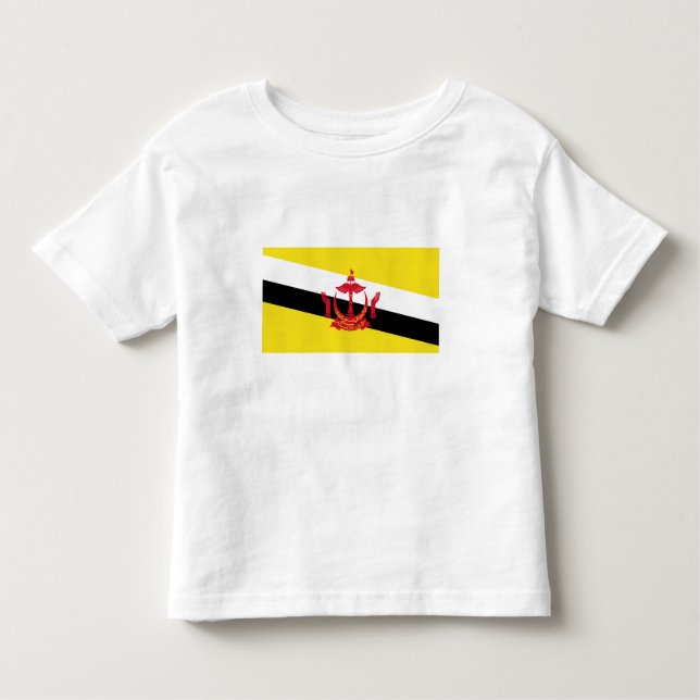 Camiseta Infantil Patriotic Brunei Flag (Frente)
