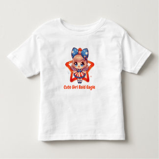 Camiseta Infantil Patriótica Cutie - Bebê Balde Águia com Raparigas 