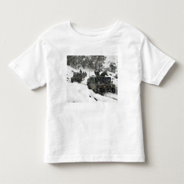 Camiseta Infantil Patrulha dos fuzileiros navais dos EUA na passagem (Frente)