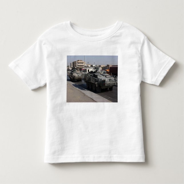 Camiseta Infantil patrulhamento de soldados (Frente)