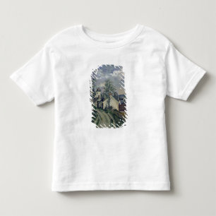 Camiseta Infantil Paul Cezanne   a casa do doutor Gachet em Auve