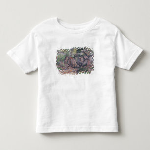 Camiseta Infantil Paul Cezanne Woodland with Boulders, 1893