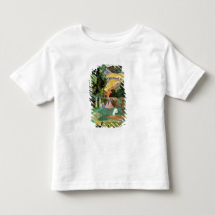 Camiseta Infantil Paul Gauguin Matamoe ou, paisagem com pavões