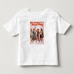 Camiseta Infantil Paul Gilmore nos mosqueteiros teatrais