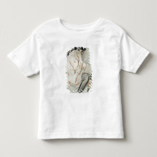 Camiseta Infantil Paulette Reading Sentada no Cachorro de Brinquedo