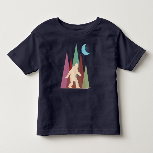 Camiseta Infantil pé grande abstrato (Frente)