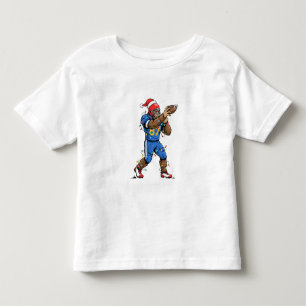 Camiseta Infantil Pé Grande Sasquatch Futebol Natal 2026 Feriado