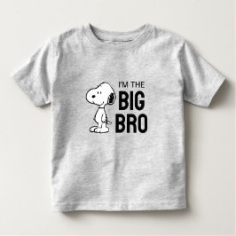 Camiseta Infantil Peanuts Snoopy | Sou o Big Brother