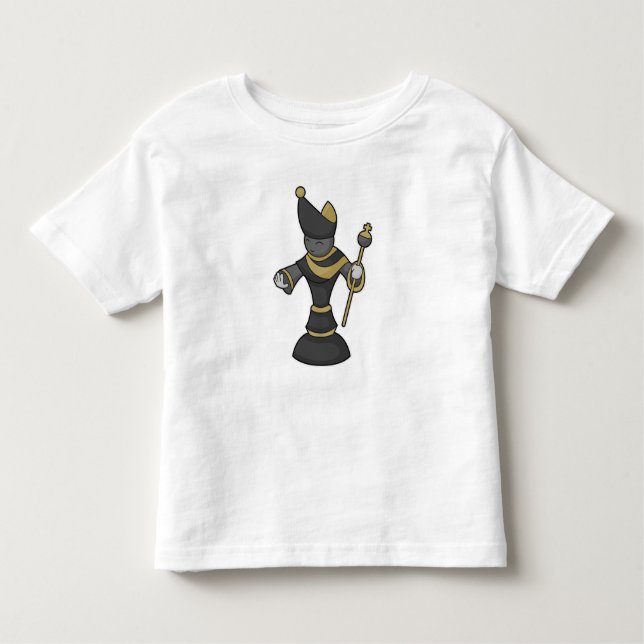 Camiseta Infantil Peça de xadrez Funcionarios Bishop Chess (Frente)