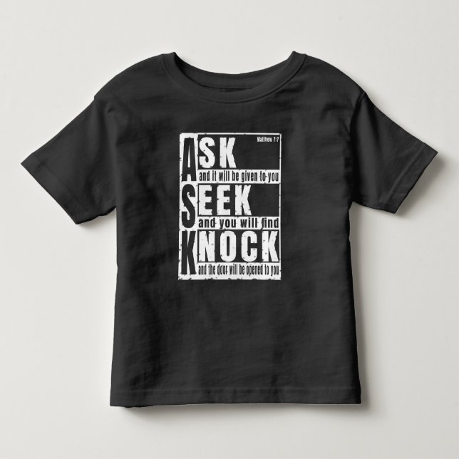 Camiseta Infantil peça procure bata  (Frente)
