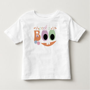 Camiseta Infantil Peek-a-Boo Halloween Jack-o-lantern