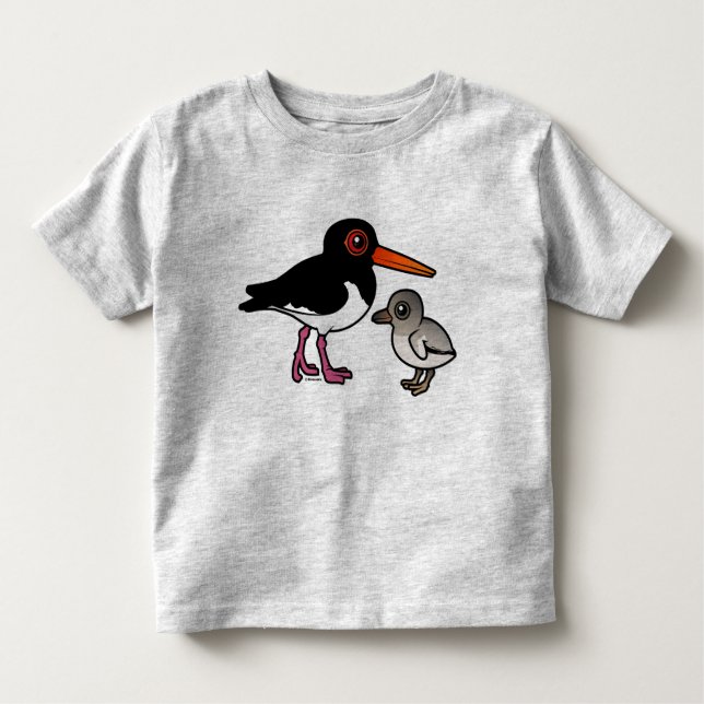 Camiseta Infantil Pega-do-mar Pied com pintinho (Frente)