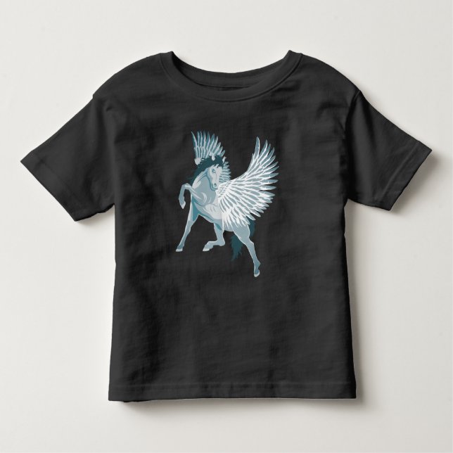 Camiseta Infantil Pegasus Mitologia Grega Cavalo Alado (Frente)