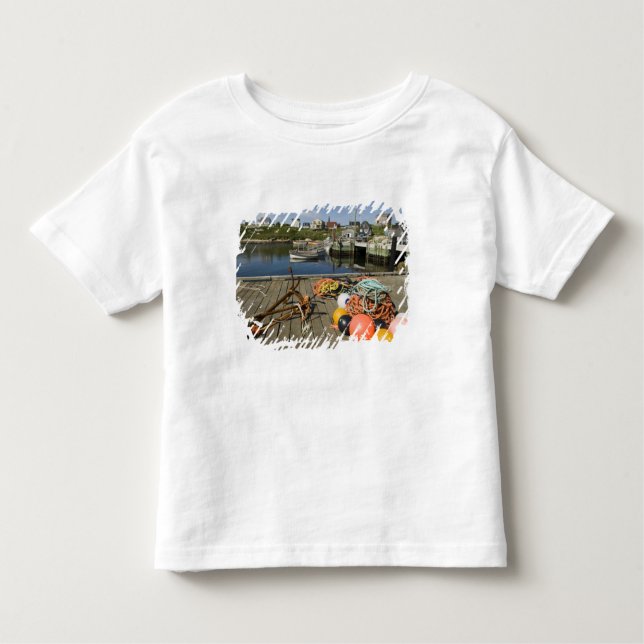 Camiseta Infantil Peggy's Cove, Nova Escócia, Canadá 2 (Frente)