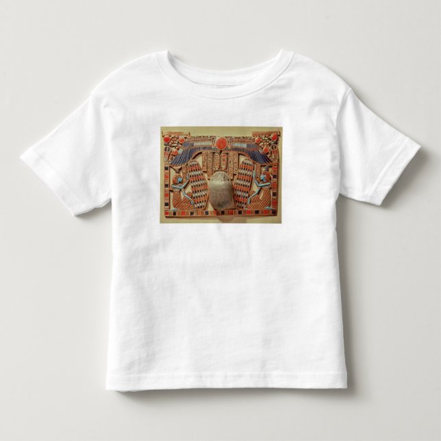 Camiseta Infantil Peitoral decorado com o escaravelho voado (Frente)