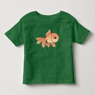 Camiseta Infantil Peixe dourado dos desenhos animados