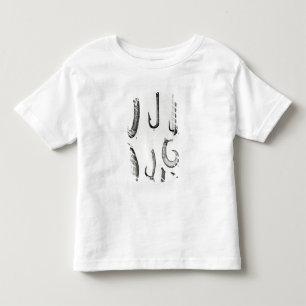 Camiseta Infantil Peixe-ganchos de pré-histórico e de Uncivilised