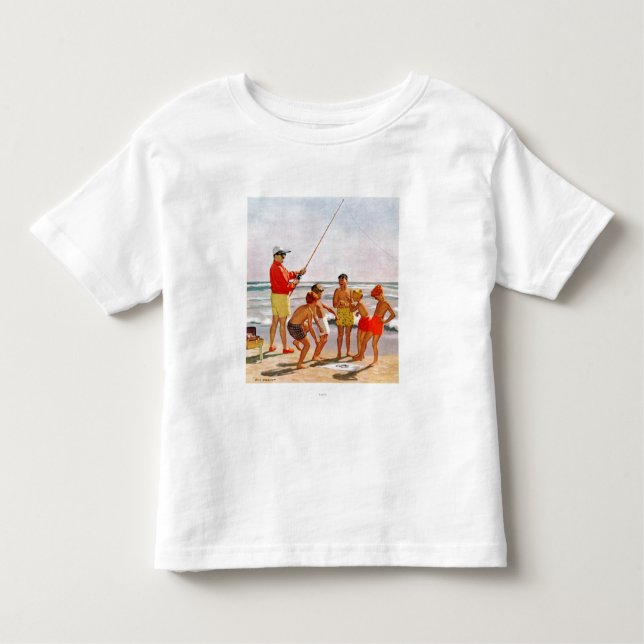 Camiseta Infantil Peixe Grande e Polonês de Richard Sargent (Frente)