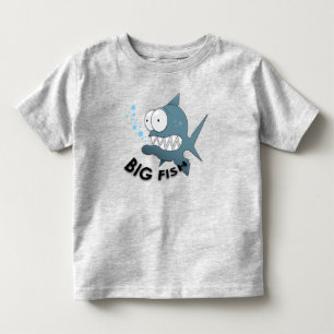Camiseta Infantil Peixe Grande - T-Shirt Toddler Fine Jersey
