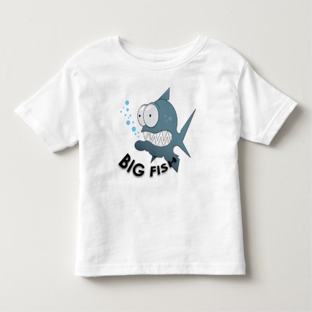 Camiseta Infantil Peixe Grande - T-Shirt Toddler Fine Jersey (Frente)