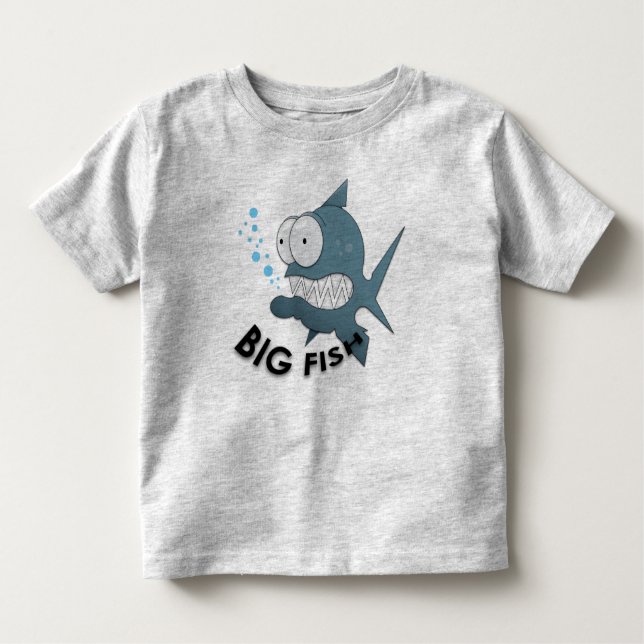 Camiseta Infantil Peixe Grande - T-Shirt Toddler Fine Jersey (Frente)