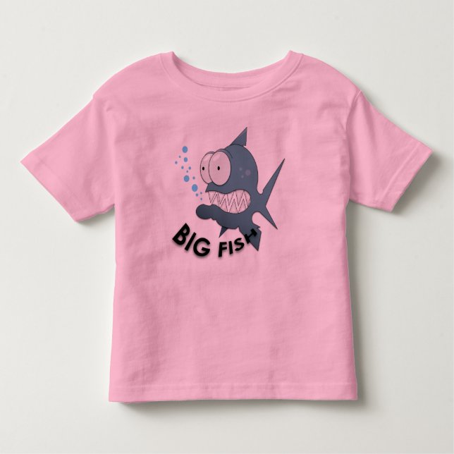 Camiseta Infantil Peixe Grande - T-Shirt Toddler Fine Jersey (Frente)
