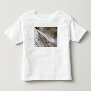 Camiseta Infantil Pena da erupção do vulcão de Chaiten, o Chile