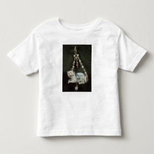 Camiseta Infantil Pendente do gato do renascimento
