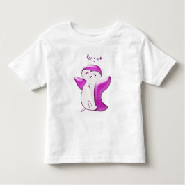 Camiseta Infantil Pengu Penguim Feliz(Rosa Vibrant