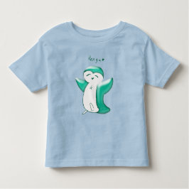 Camiseta Infantil Pengu Penguino Feliz(Verde)