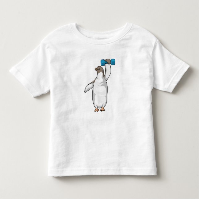 Camiseta Infantil Penguin Malhação Dumbbell (Frente)