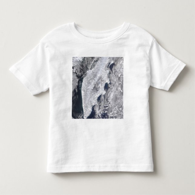 Camiseta Infantil Península de Kamchatka, Rússia Oriental 2 (Frente)