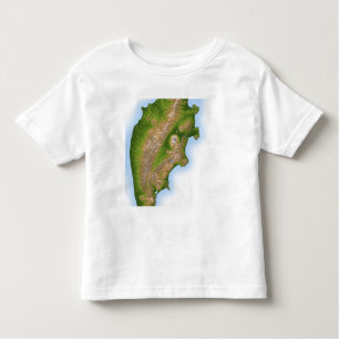 Camiseta Infantil Península Russa de Kamchatka