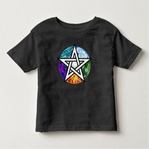 Camiseta Infantil Pentagrama do Wiccan