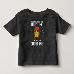Camiseta Infantil Pepita de galinha engraçada do design da vida de